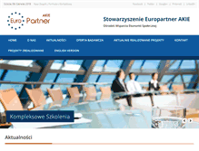 Tablet Screenshot of europartner-akie.pl